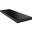 Hängeregal Giga 80x4cm, Schwarz - Schwarz, MODERN, Holzwerkstoff (80/3,8/23,50cm) Hängeregal Giga 80x4cm, Schwarz - Schwarz, MODERN, Holzwerkstoff (80/3,8/23,50cm)
