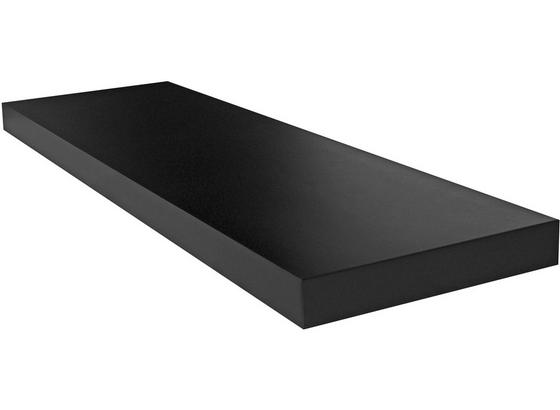 Wandregal Giga - Schwarz, MODERN, Holzwerkstoff (80/3,8/23,50cm) Wandregal Giga - Schwarz, MODERN, Holzwerkstoff (80/3,8/23,50cm)