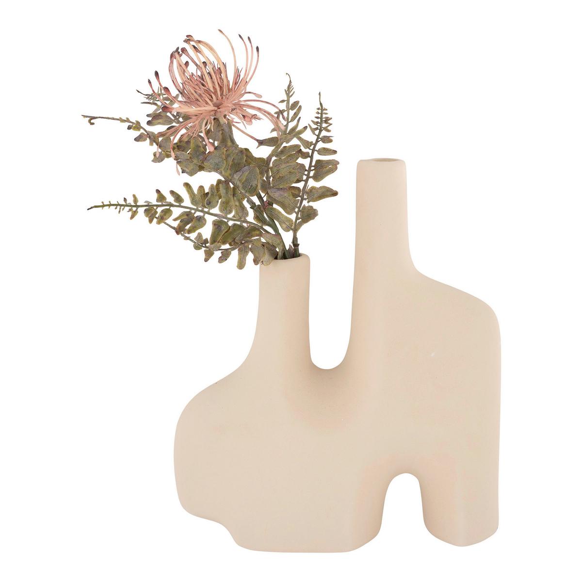 Vase Sandfarben B: 23,5 Cm - Sandfarben, Basics, Keramik (23,5/27/8cm)