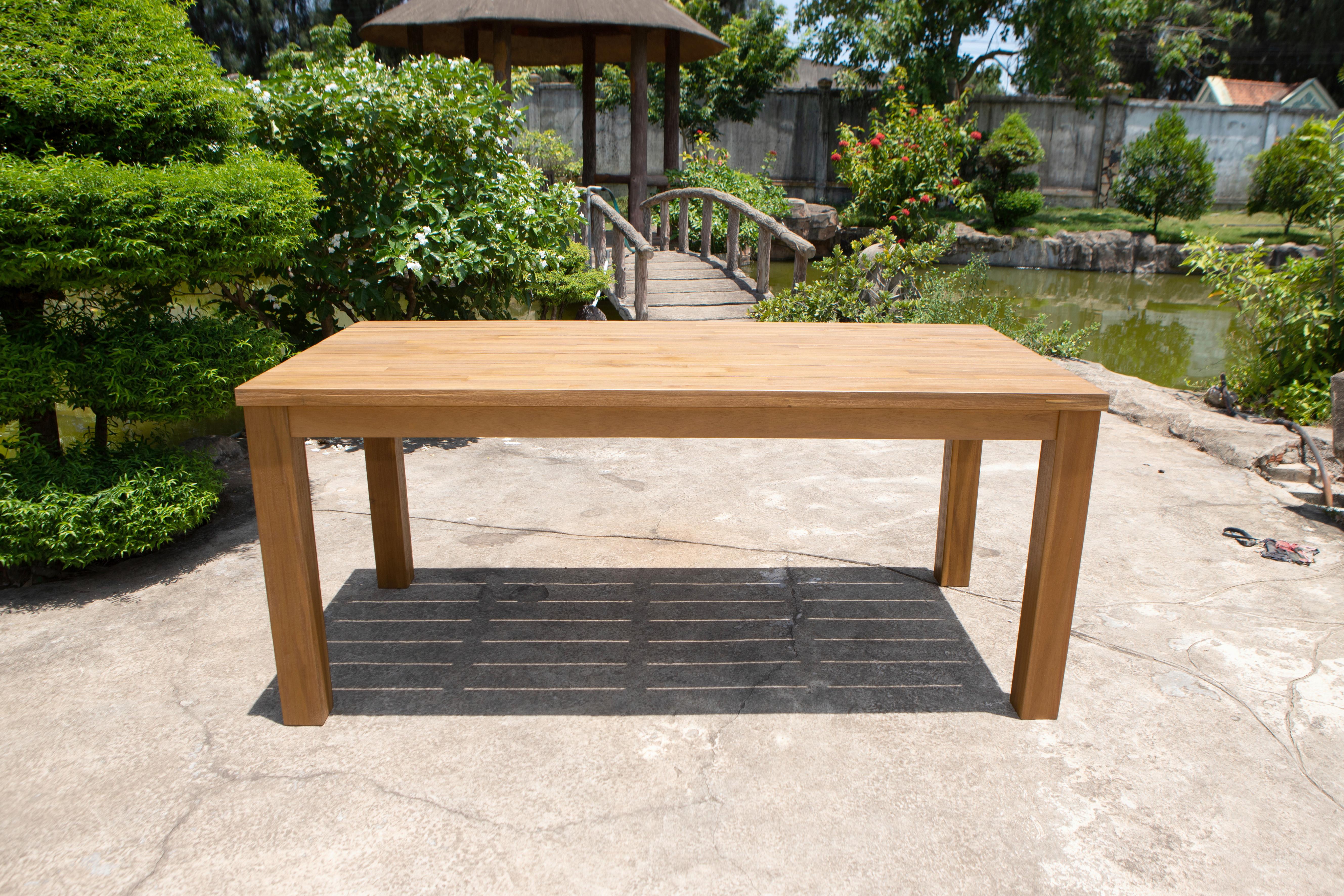 Gartentisch Old Java Akazienholz L: 180 cm - Akaziefarben, Basics, Holz (180/90/78cm) - Acamp
