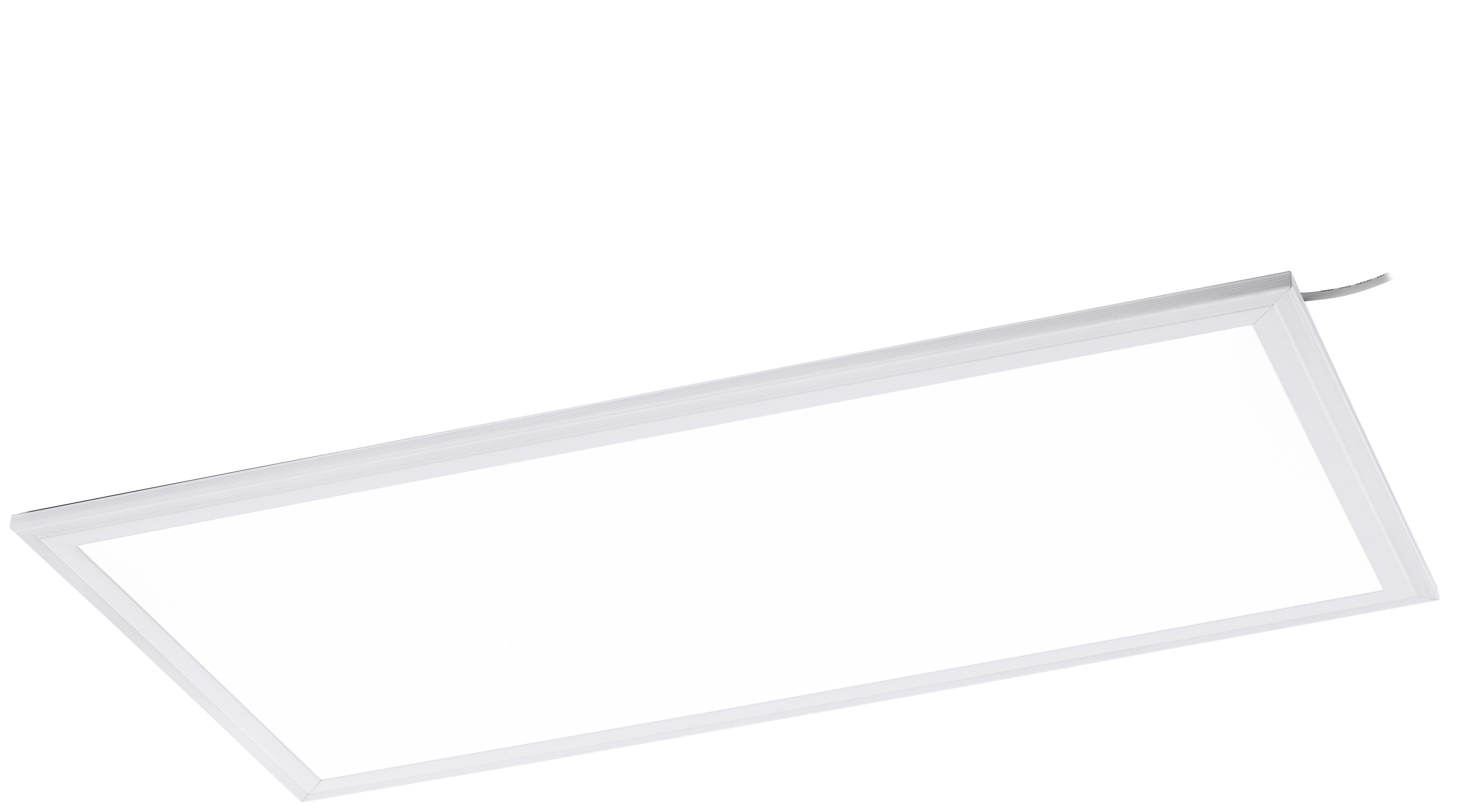 Einbau-Rasterleuchte Salobrena Eco - Weiß, MODERN, Kunststoff/Metall (60/30/1,1cm)