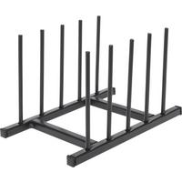 Stojan na taniere Blacky - čierna, Modern, kov (20/12,5/12cm)