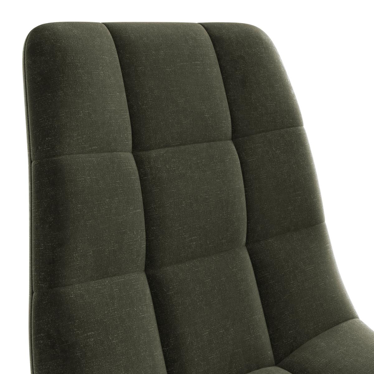 ČTYŘNOHÁ ŽIDLE LECH - černá/tmavě zelená, Konvenční, kov/dřevo (45/88/55cm)