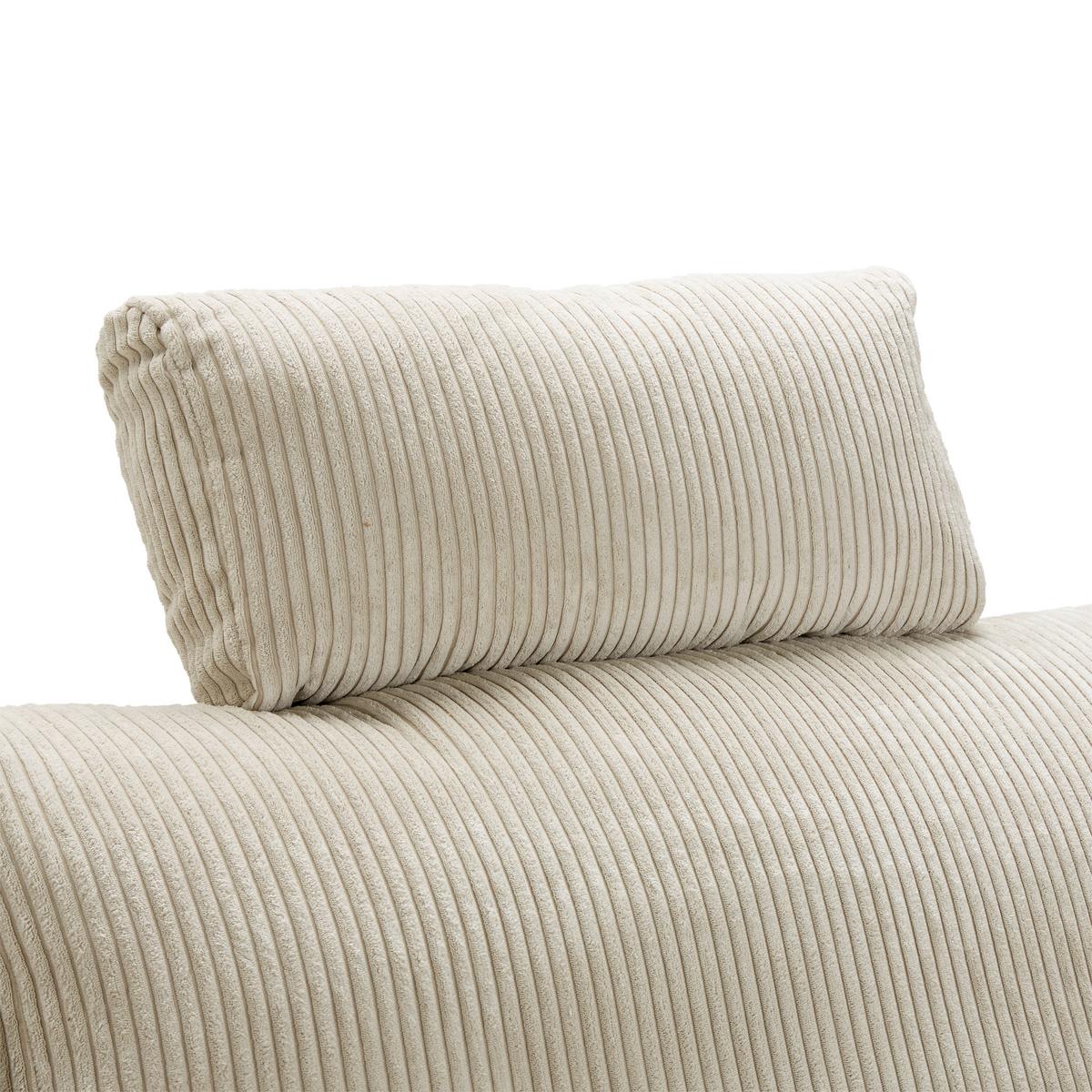 Opierka hlavy LILLE, béžový menčester - béžová, Modern, textil (58/23/10cm) - Mömax