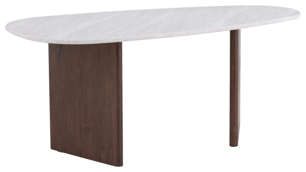 JÍDELNÍ STŮL GRÖNVIK - světle šedá/mokka, Design, kompozitní dřevo (180/90/75cm) - Livetastic