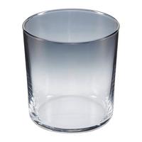 Trinkglas klar/Schwarz Rene ca. 380 ml - Klar/Schwarz, Basics, Glas (380ml) - Luca Bessoni