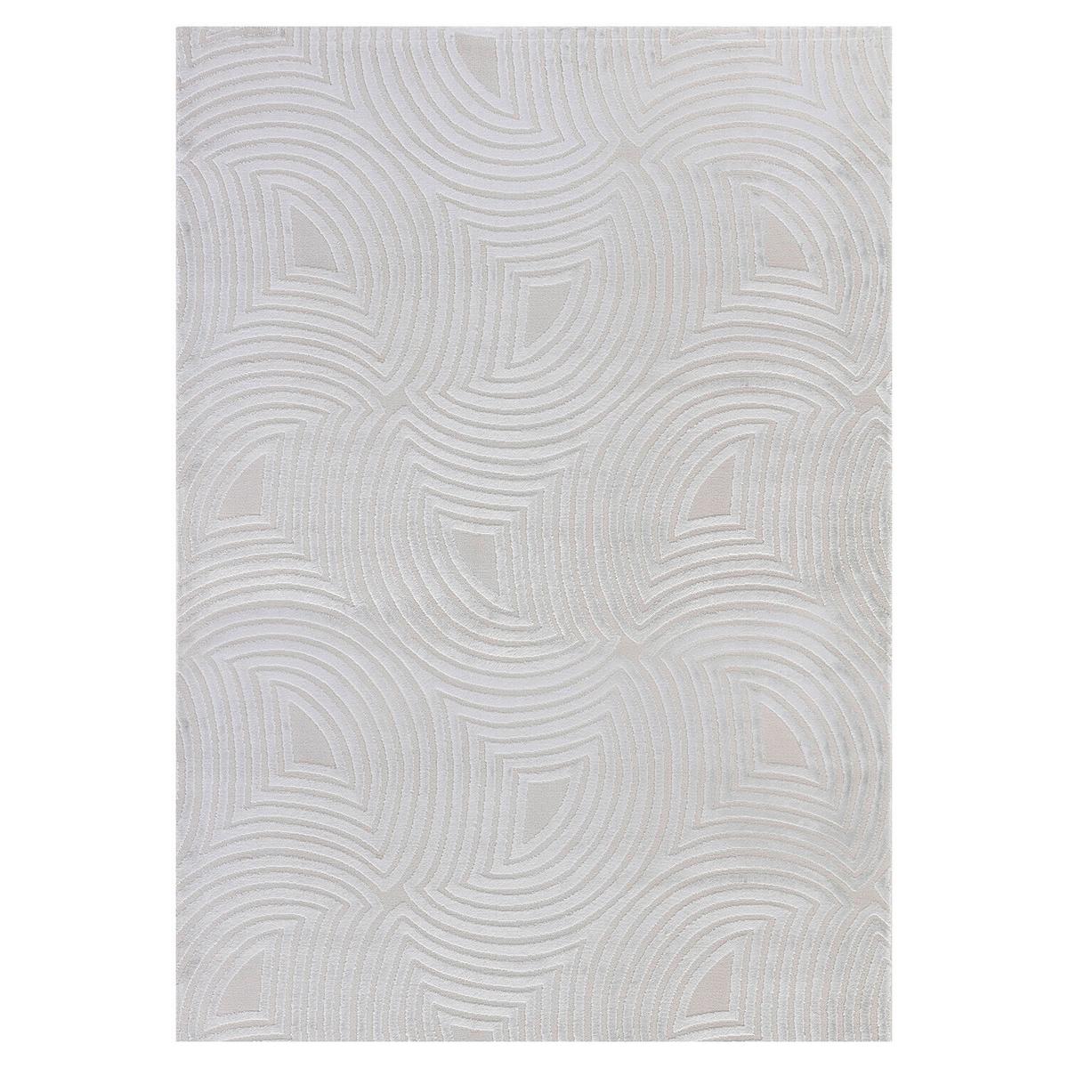 Webteppich Sahara - Silberfarben, Design, Textil (80/150cm) - Novel