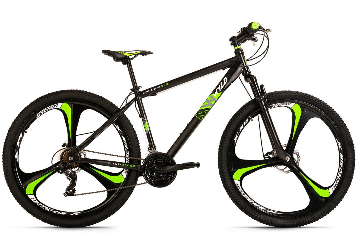 Mountainbike 410m - Schwarz, MODERN, Metall (25/140/60cm)