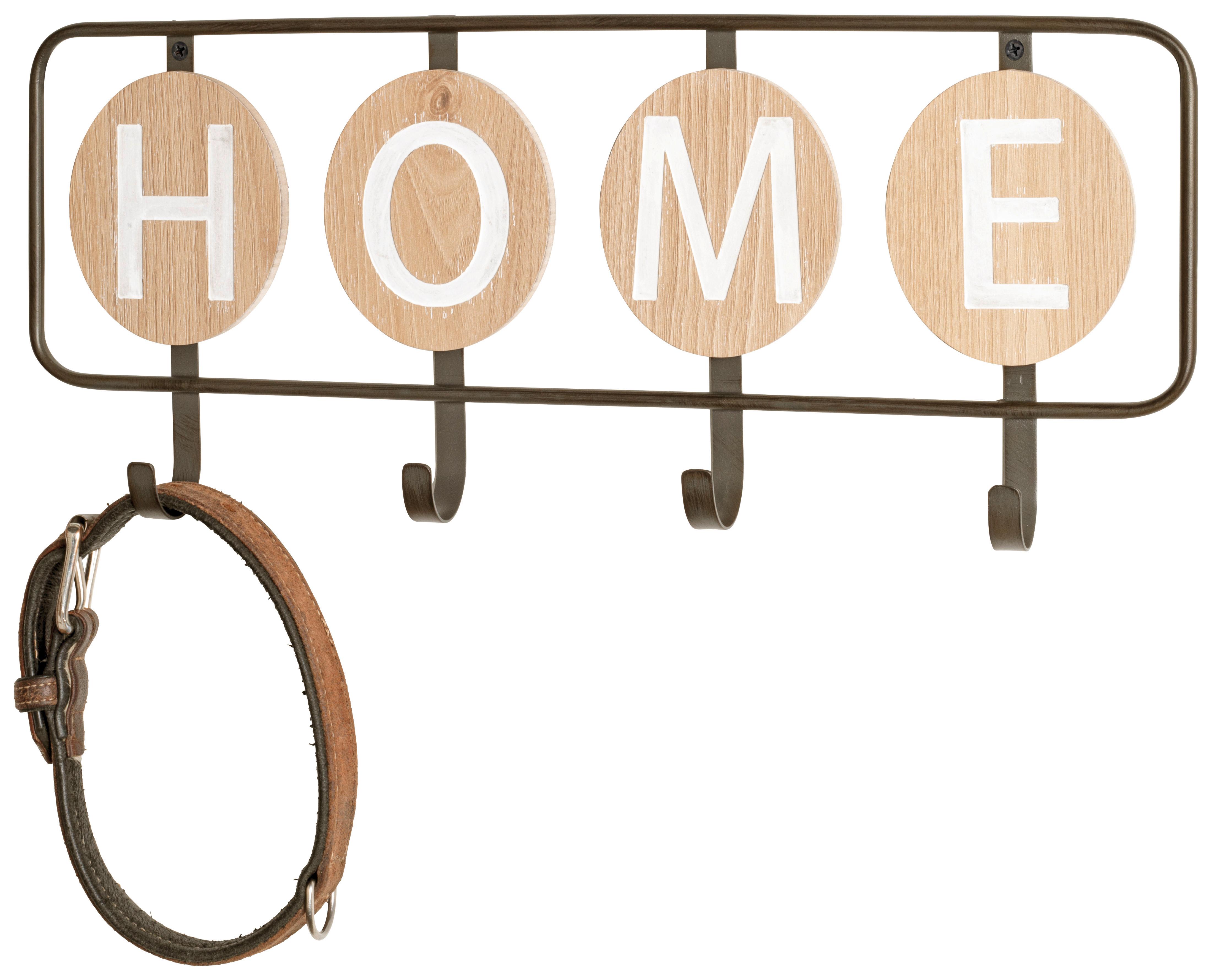 Hakenleiste mit vier Haken