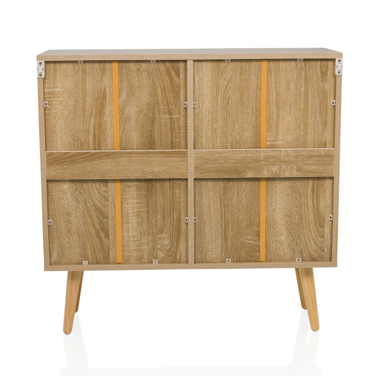 Sideboard Stryn Hellbraun B: 80 Cm - Hellbraun, MODERN, Holzwerkstoff (80/78/32,5cm) - MID.YOU