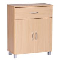 Schuhschrank Buchefarben B: 60cm - Buchefarben/Grau, Design, Holzwerkstoff (60/75/30cm) - MID.YOU