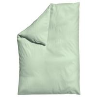 Bettdeckenbezug Knitted Jersey - Hellgrün, Basics, Textil (135-140/200cm) - Schlafgut