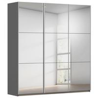 SCHWEBETÜRENSCHRANK Berny, Grau B: 196 cm - Grau, Trend, Holzwerkstoff (196/210/59cm) - Rauch Möbel