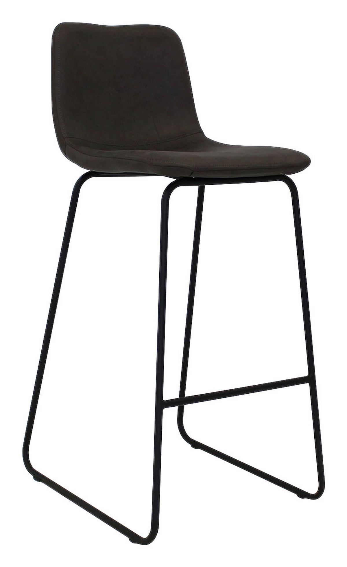 Barhocker-Set Byron - Anthrazit/Schwarz, LIFESTYLE, Kunststoff/Metall (48/102/54cm) - MID.YOU