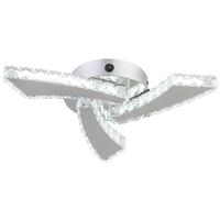 Led Mennyezeti Lámpa Melia - ezüst/króm, Modern, műanyag/fém (41,2/6,5cm) - Luca Bessoni