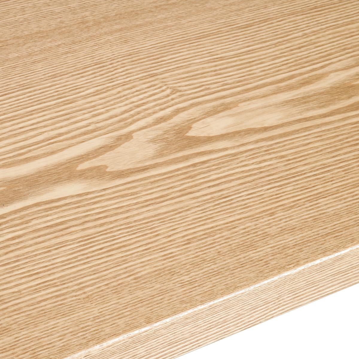 Esstisch Gino 200x100x76 cm Naturfarben/Schwarz - Schwarz/Naturfarben, KONVENTIONELL, Holz/Holzwerkstoff (200/100/76cm) - MID.YOU