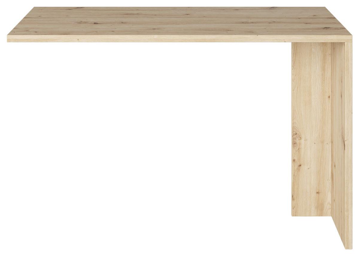 Schreibtisch Fortuna - Eichefarben, Basics, Holzwerkstoff (120/58/75cm) - MID.YOU