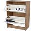 Schuhkipper Kv01 *ph* - Eichefarben/Weiß, MODERN, Holz (71/86,5/25cm) Schuhkipper Kv01 *ph* - Eichefarben/Weiß, MODERN, Holz (71/86,5/25cm)