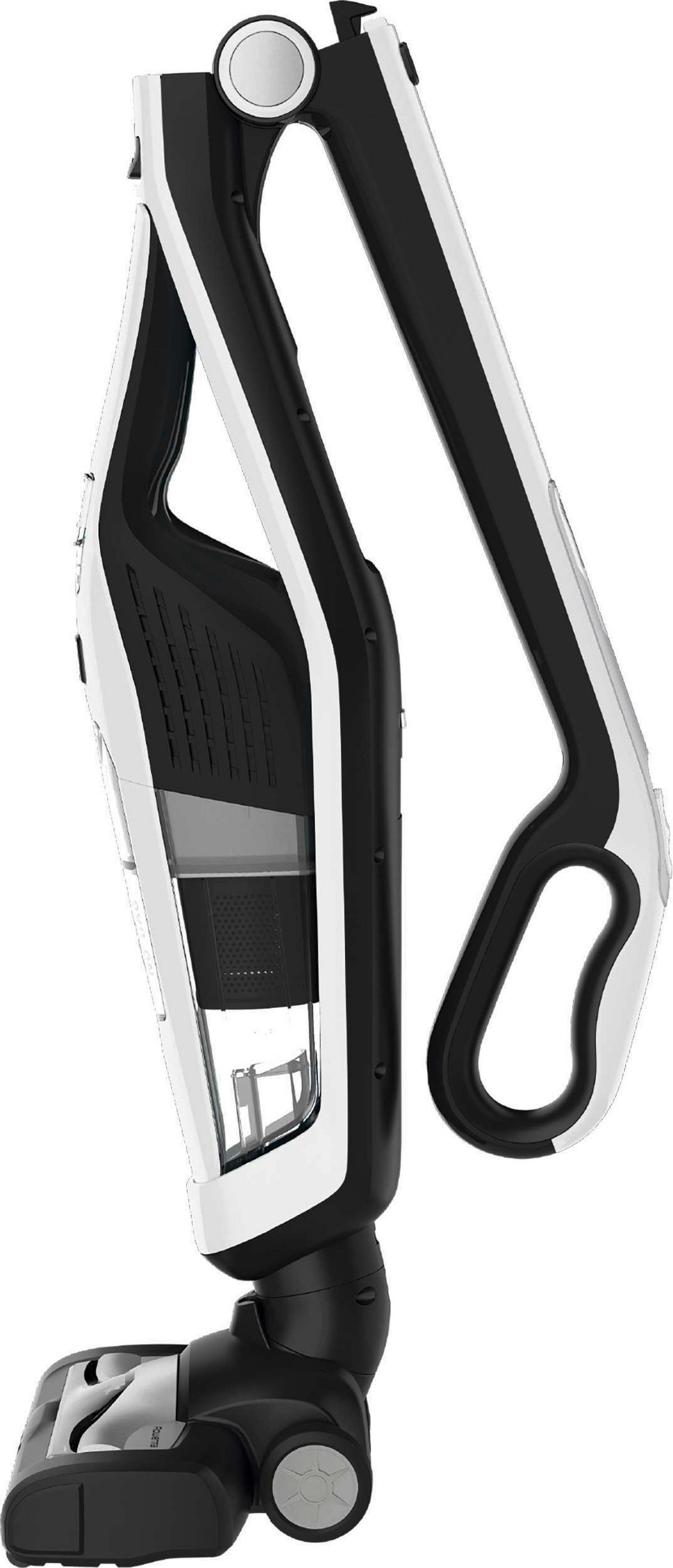 Akku-bodenstaubsauger Mit Led-Licht Und 2in1 Funktion - Schwarz/Weiß, Basics, Kunststoff (60/19/31,5cm) - Rowenta