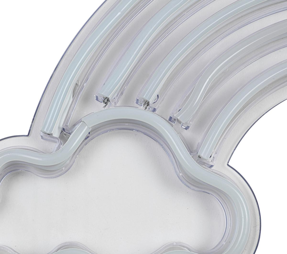 DEKORAČNÍ LED SVÍTIDLO RENIBO - bílá/průhledné, Moderní, plast (40/20/1,30cm) - Mömax