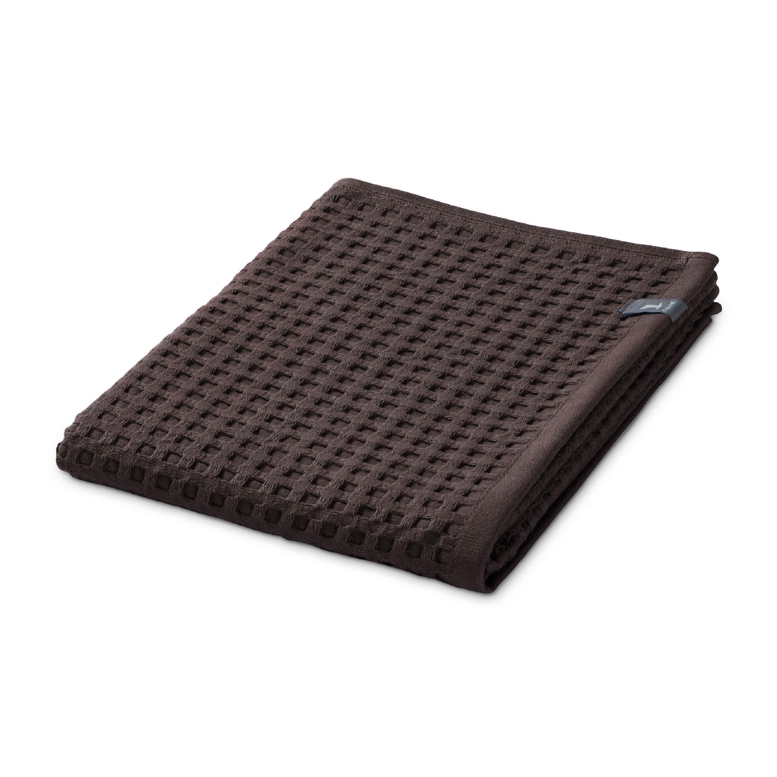 Handtuch Piquee Baumwolle 350 G/M2 Graphitfarben 50x100 cm - Graphitfarben, Basics, Textil (50/100cm) - Moeve