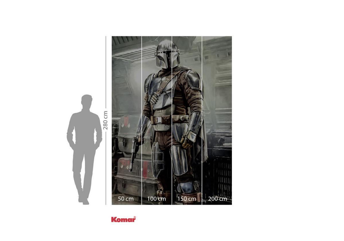 Fototapete Mandalorian Fight Posture - Multicolor, Trend, Textil (200/280cm)