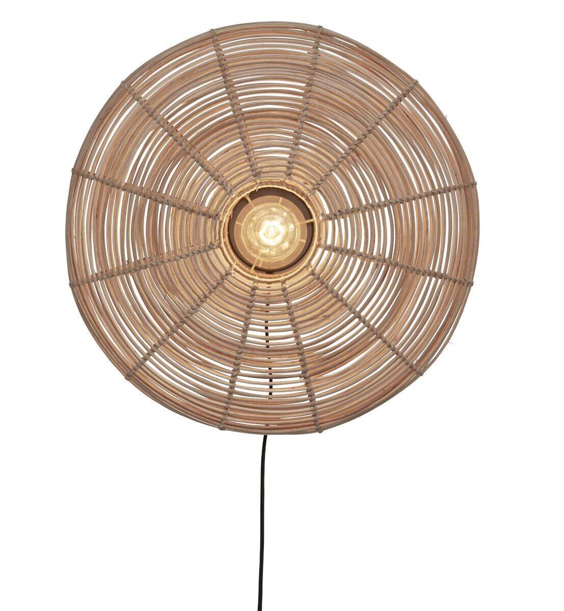 Wandleuchte Tanami/W/5514/N - Naturfarben, Trend, Naturmaterialien (14/55/55cm) - Good & Mojo