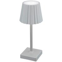 LED-Tischleuchte Rainer - Grau, MODERN, Kunststoff/Metall (10,5/26cm) - Luca Bessoni