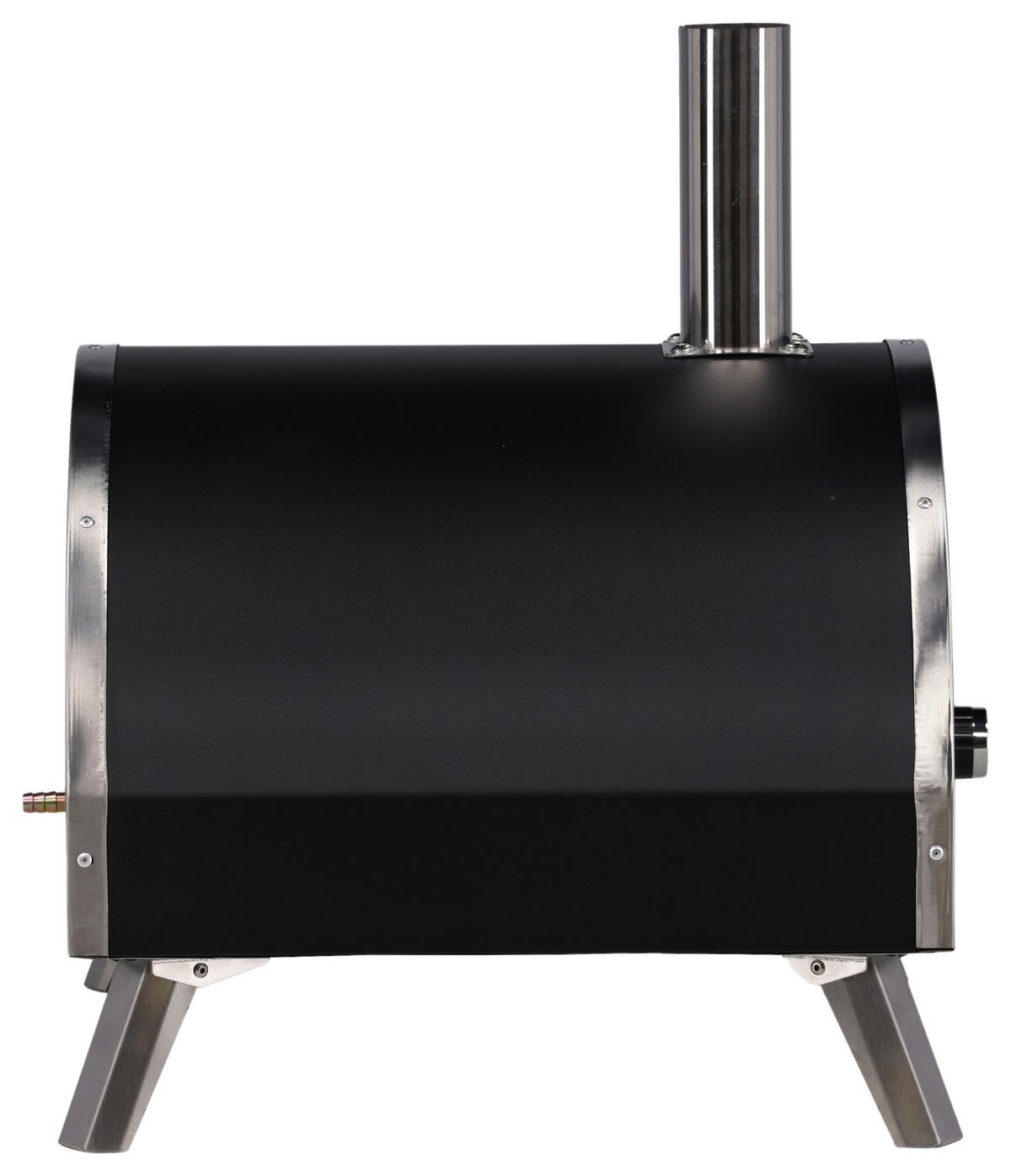 Pizzaofen Kerang Silberfarben - Silberfarben, KONVENTIONELL, Metall (56,3/56,5/54cm) - Gardenson