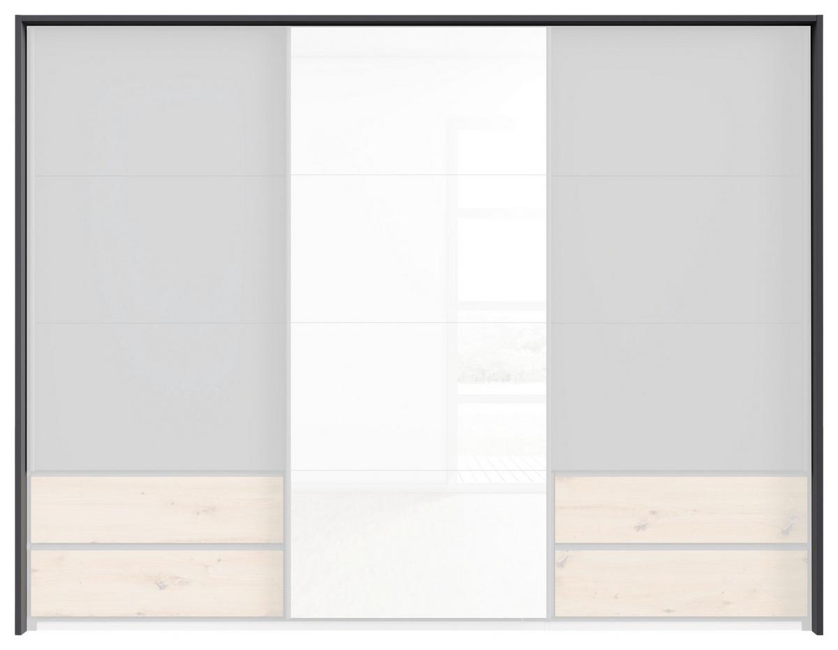 Passepartoutrahmen Karpo - Grau, MODERN, Holzwerkstoff (278/214/23cm)