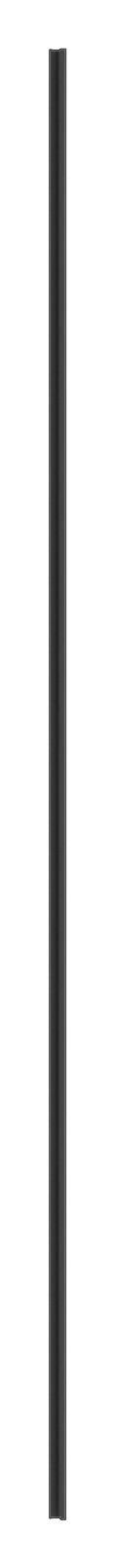 Montagepaket F. Kleiderschrank Unit H: 210 cm B: 360 cm - Schwarz, MODERN, Kunststoff/Metall - Ondega
