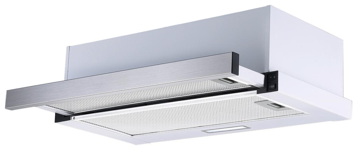 Dunstabzugshaube Tessa Edelstahlfarben B: 60 Cm, Led - Edelstahlfarben, Trend, Metall (60/19,3/43cm) - Respekta