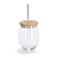 TRINKGLAS BxHxT: ca. 9x9x13 cm - Transparent, Trend, Glas (9.2/9.2/12.6cm)