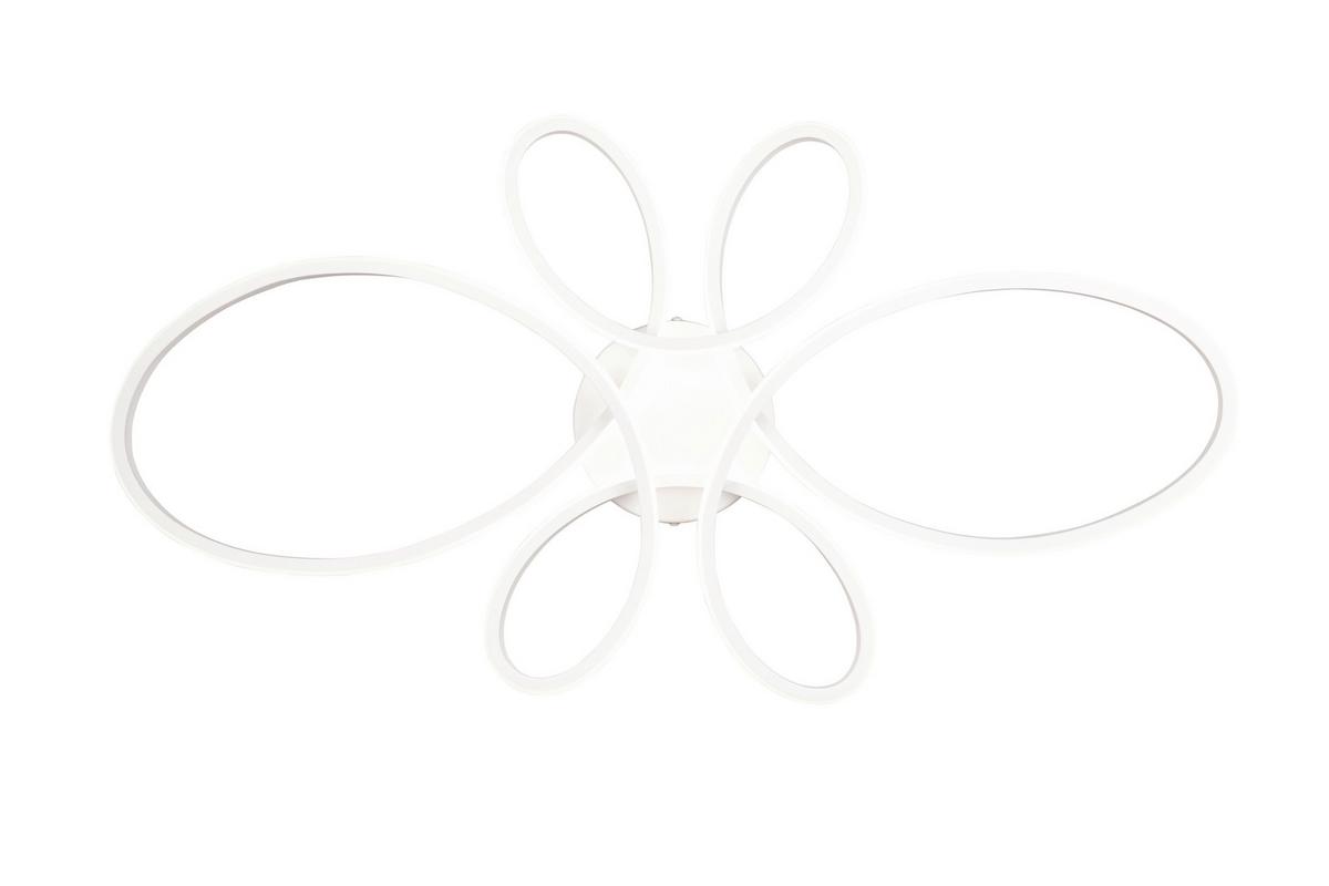 Led-deckenleuchte 645619131 Fly - Weiß, KONVENTIONELL, Kunststoff/Metall (83/7,5/45,5cm) - Trio Leuchten