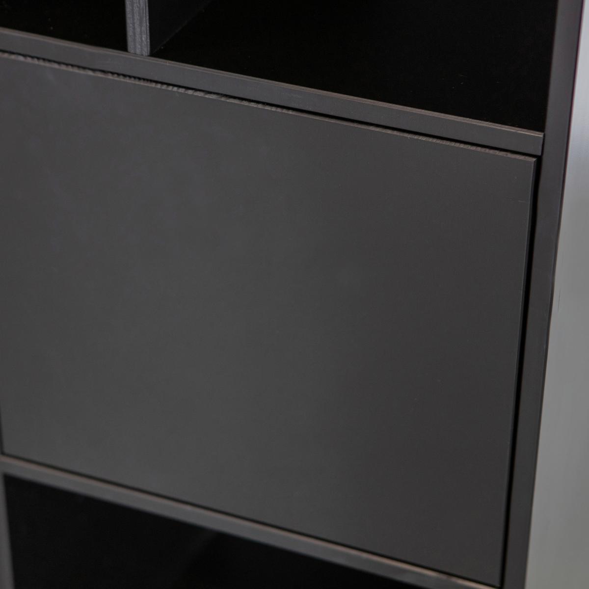 Buffet Finca Schwarz B: 40 cm - Schwarz, Design, Holz (40/210/40cm) - Livetastic