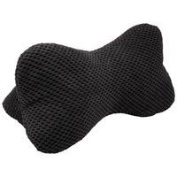 NACKENKISSEN BONE - Schwarz, MODERN, Textil (18/35cm) - Luca Bessoni