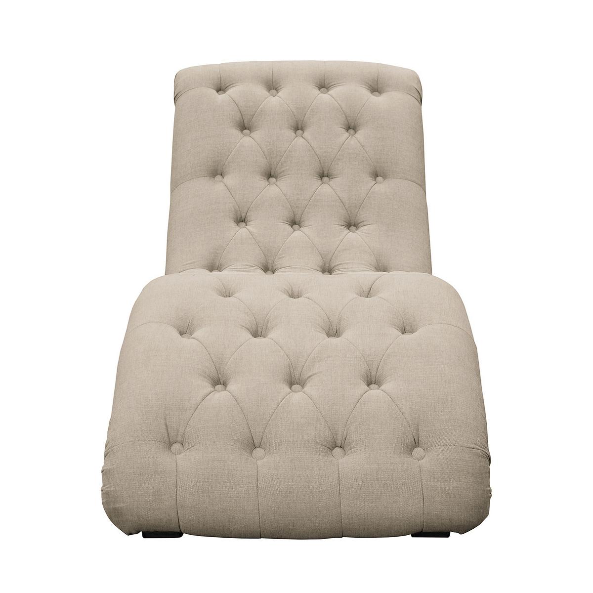 Relaxliege Sofia Cappuccino B: 67 cm - Schwarz/Cappuccino, Design, Textil (67/90/159cm) - P & B