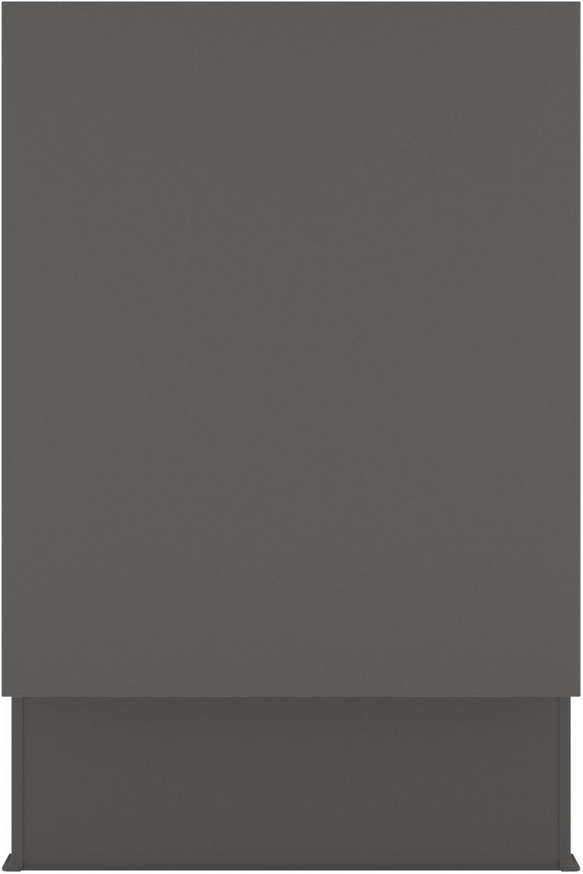 U-küche Ip4050 Schwarz/ Grafit 255x294x298 Cm Ohne Geräte - MODERN, Holzwerkstoff (255/294/298cm)