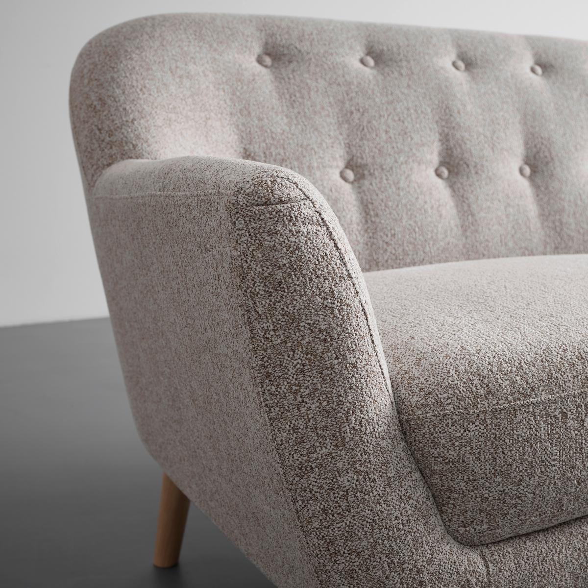 Pohovka LORY béžová - prírodná farba/béžová, Modern, drevo/textil (170/78/86cm) - Bessagi Home