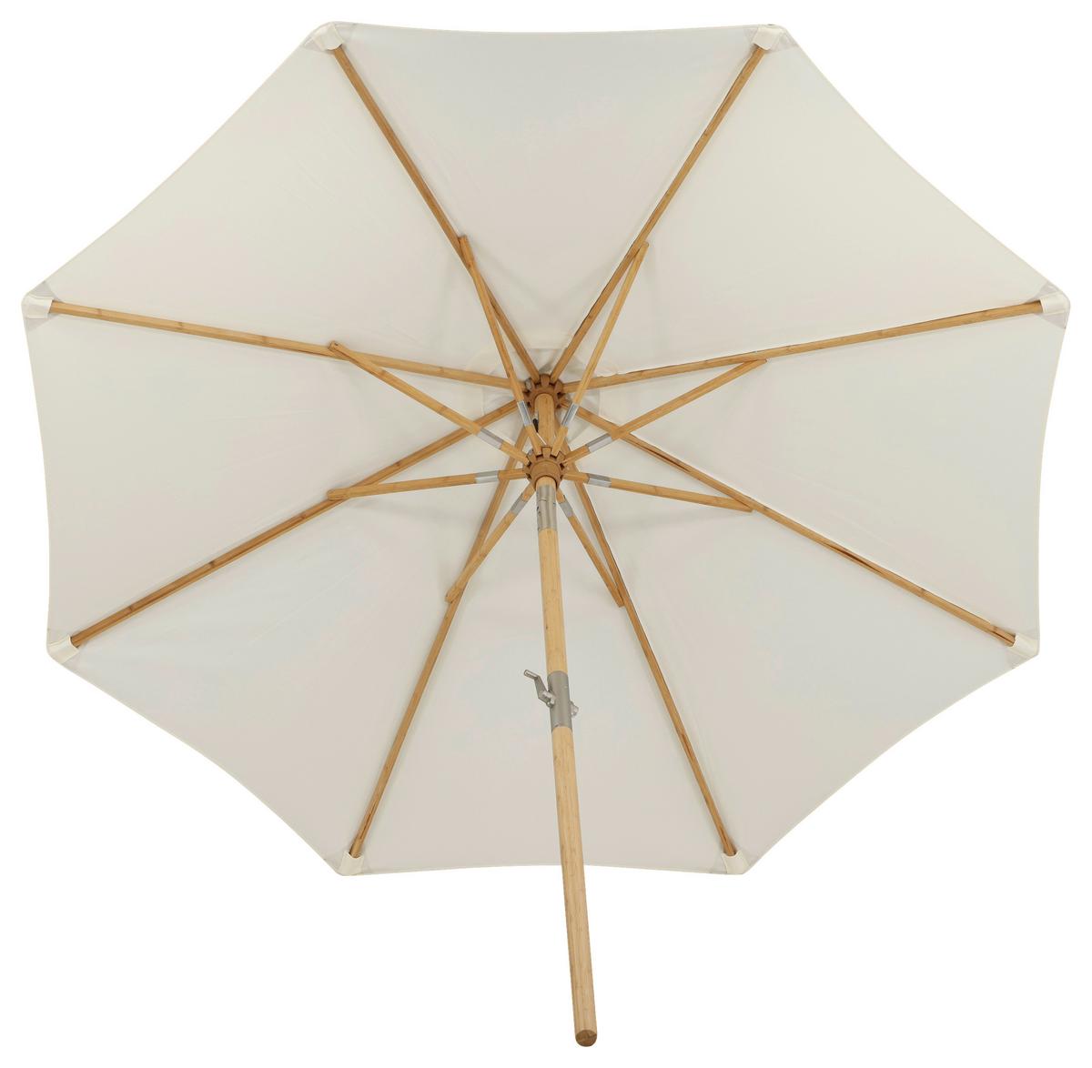 Sonnenschirm L/b: 270x250 Cm Weiß - Weiß, KONVENTIONELL (270/250cm) - Gardenson