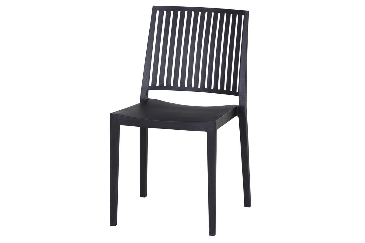 Gartengarnitur T20136 - Anthrazit, Basics, Holzwerkstoff/Kunststoff (57/80/56cm) - Siena Garden