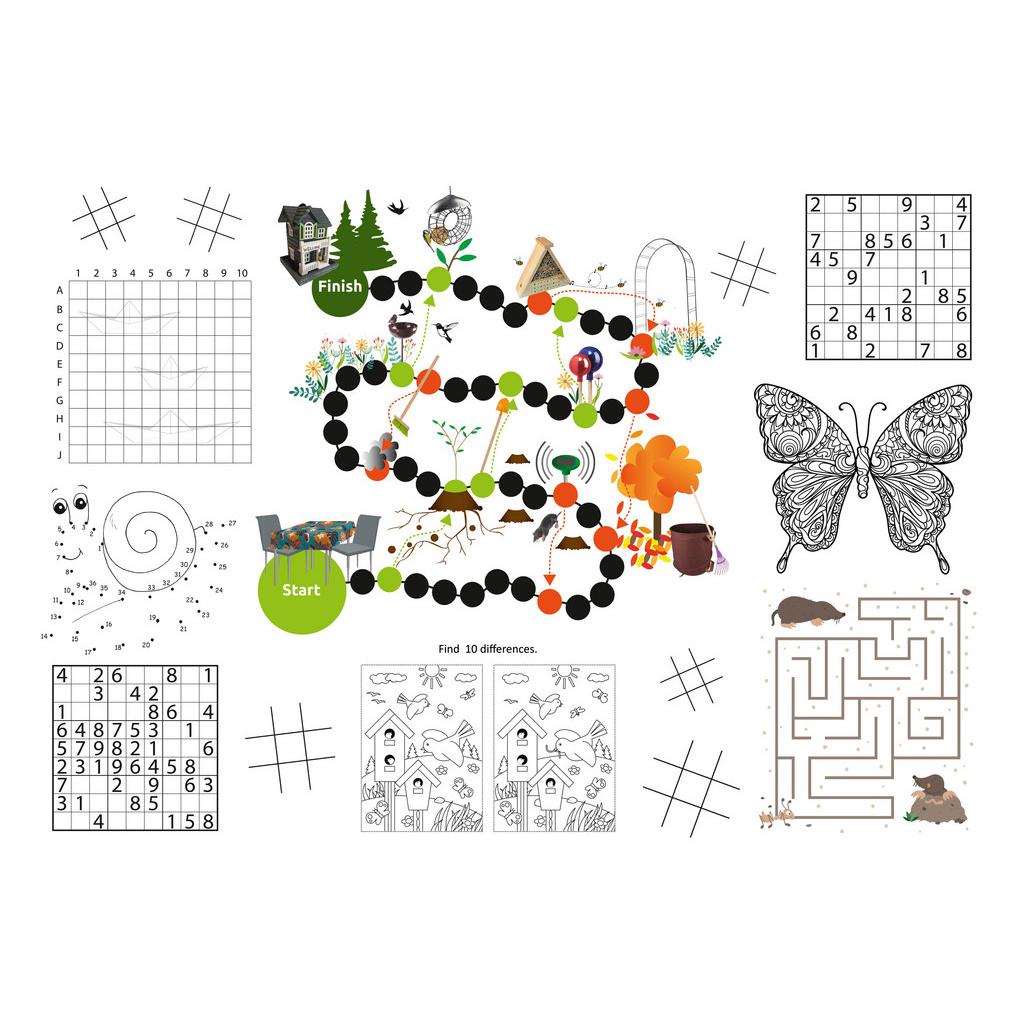 TISCHSET TISCHSET PAPIER FUN