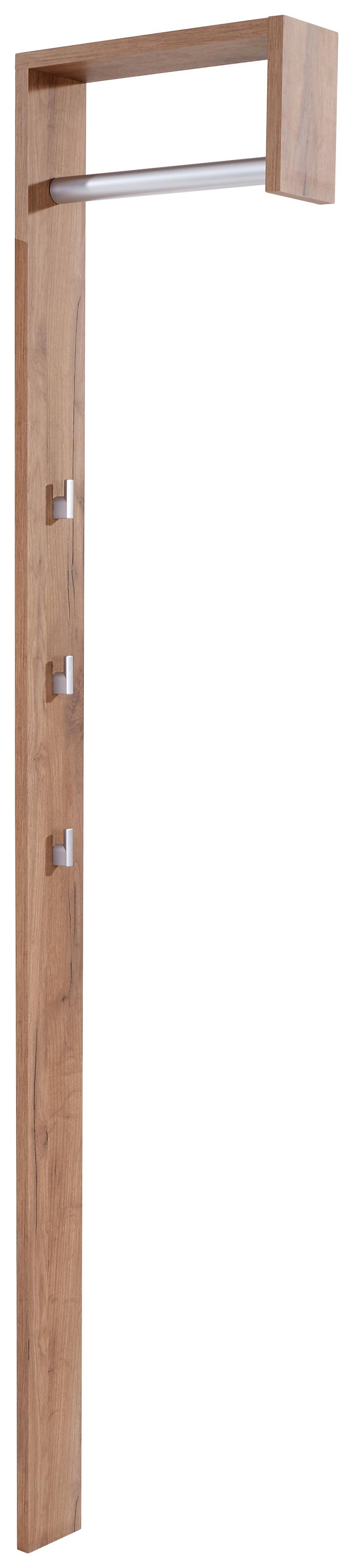 Garderobenpaneel Senex - Eichefarben, MODERN, Holzwerkstoff (10/170/33cm)