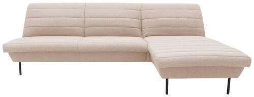 Ecksofa Looks Ix Cremefarben Webstoff - Creme/Schwarz, Design, Textil (274/168cm) - LOOKS by W.Joop