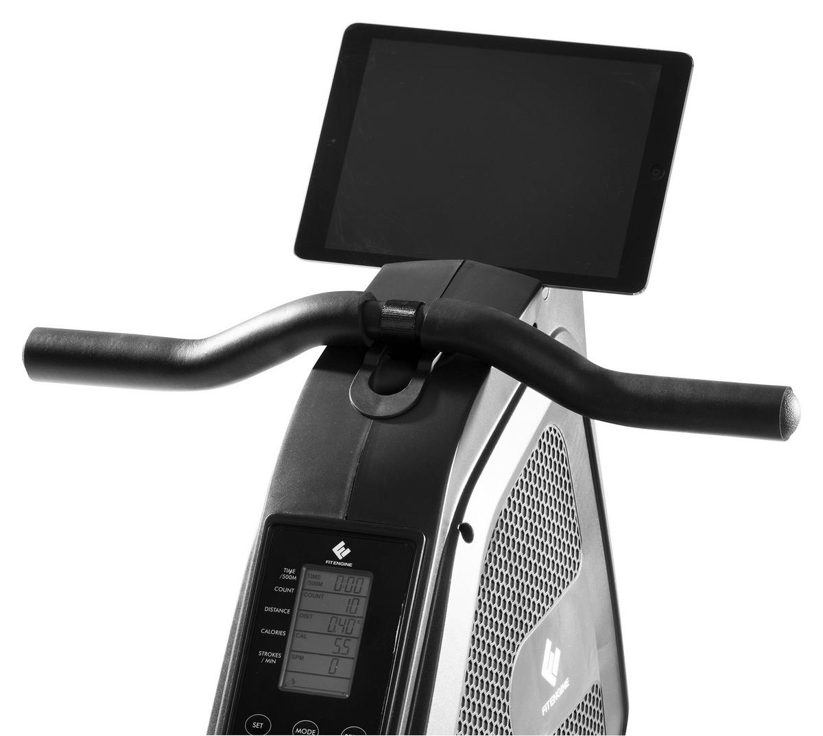 Rudergerät 09272 Fitengine Rudergerät - Schwarz, LIFESTYLE, Kunststoff/Metall (180/54/24,5cm)
