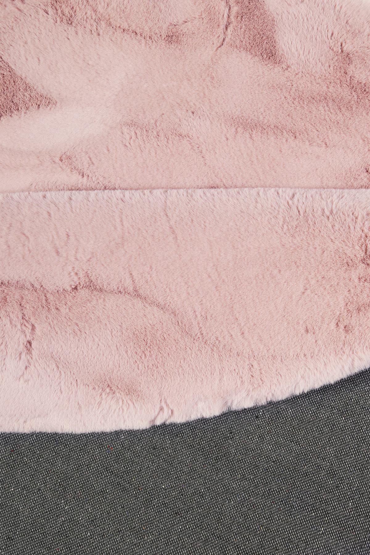 Hochflorteppich Alice Rosa Rund Ø 150 Cm - Rosa, KONVENTIONELL, Textil (150cm) - Esprit