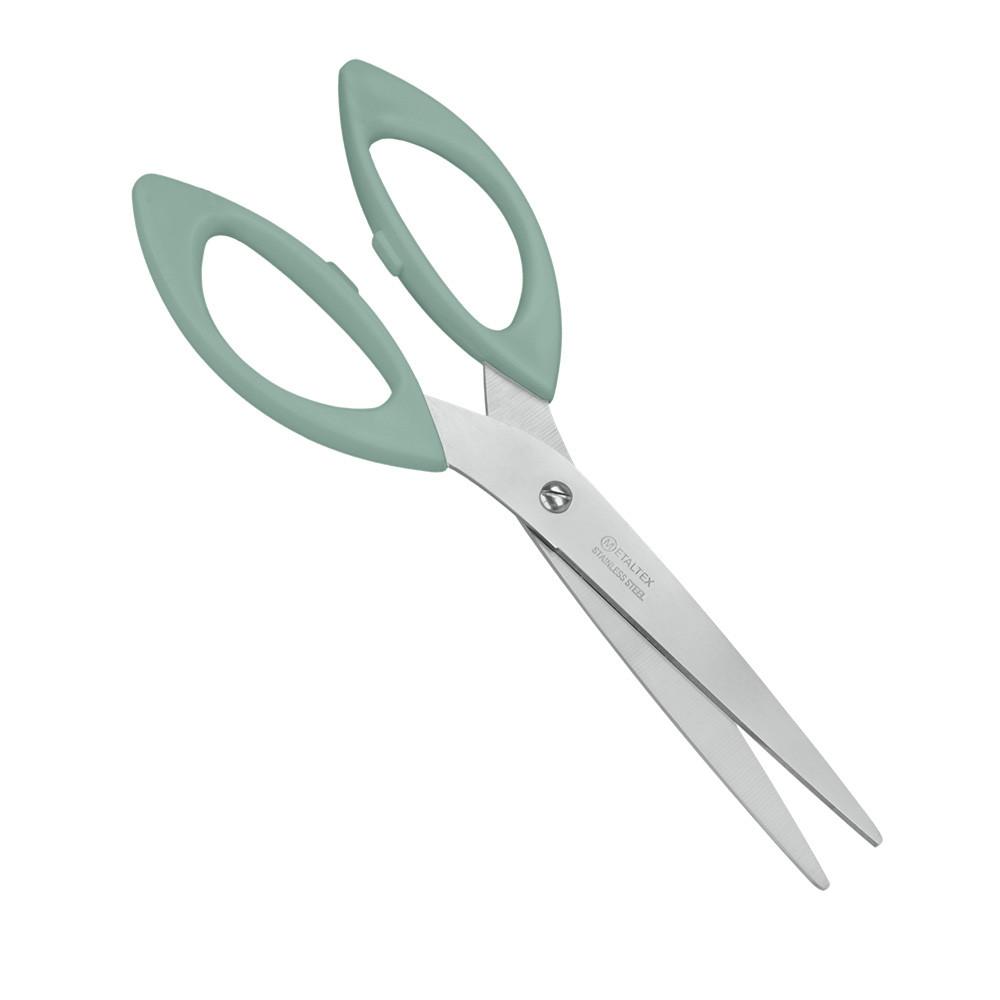 Schere Marten, Mint Grün B/L: ca. 7,2/21,5 cm - Basics, Metall (7,2/21,5cm) - Metaltex