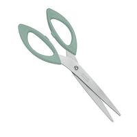Schere Marten, Mint Grün B/L: ca. 7,2/21,5 cm - Basics, Metall (7,2/21,5cm) - Metaltex