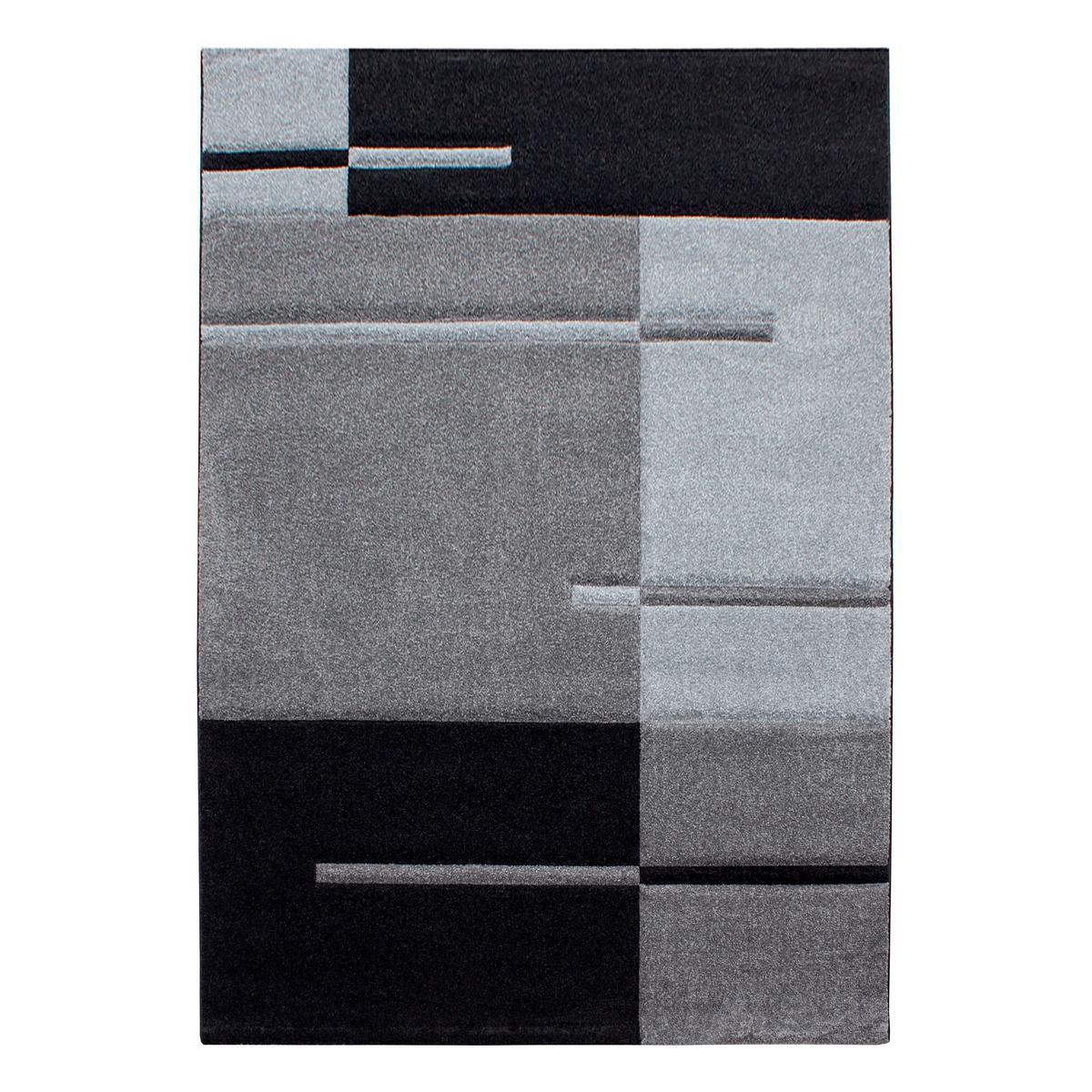 Flachwebeteppich Hawaii - Grau, Basics, Textil (140/200cm) - Novel