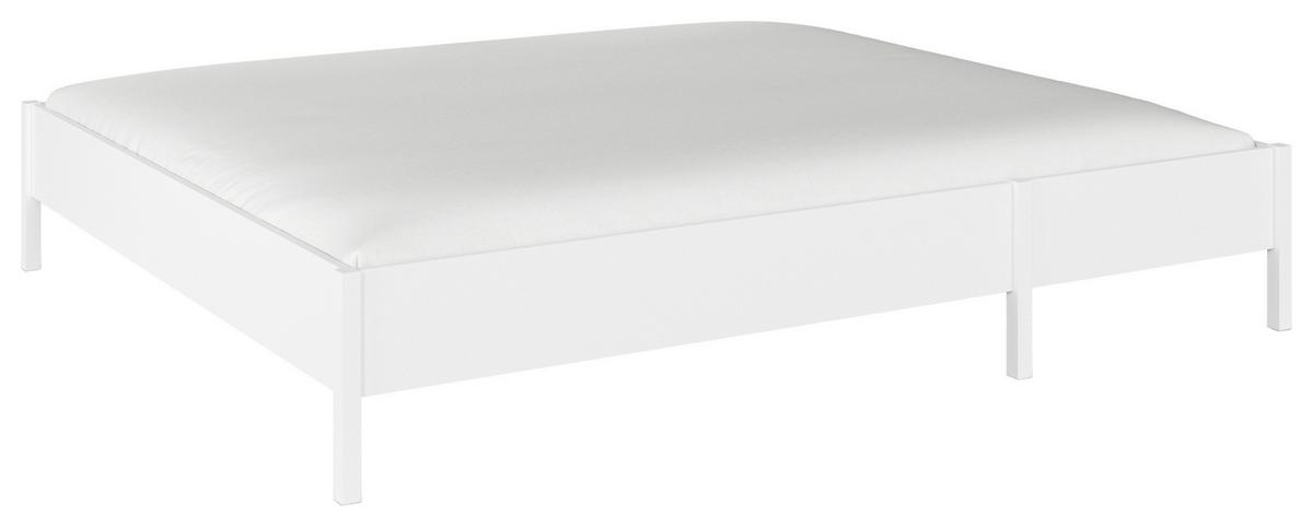 Bett Mare Weiß Lf: 240x200 Cm - Weiß, MODERN, Holzwerkstoff (240/200cm) - Rauch Möbel
